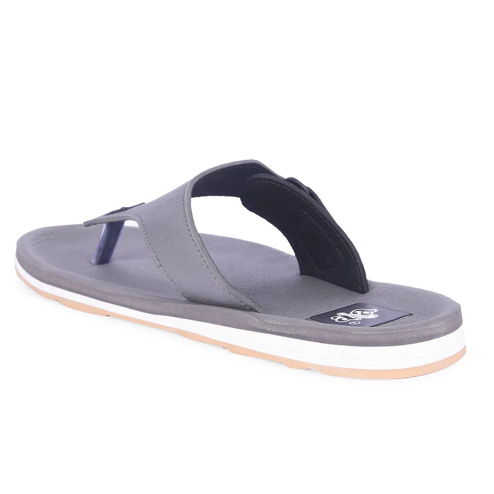 Best Arch Support House Slippers A-HA Casual Grey Flip Flop For Men ANCO-01 By Liberty