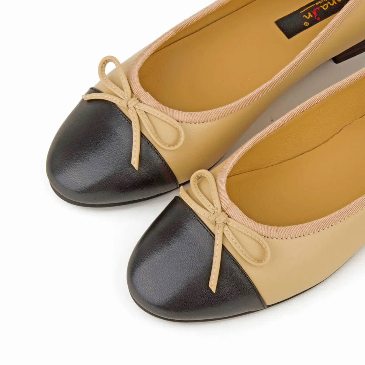 Flat Ballet Real Leather Women Shoes Solanz Shoes Flats