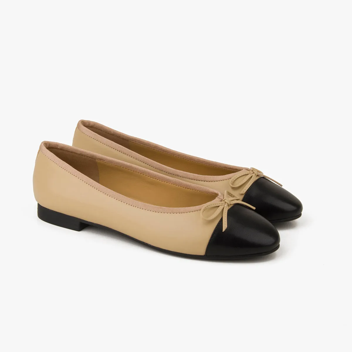 Flat Ballet Real Leather Women Shoes Flat Shoes Fancy