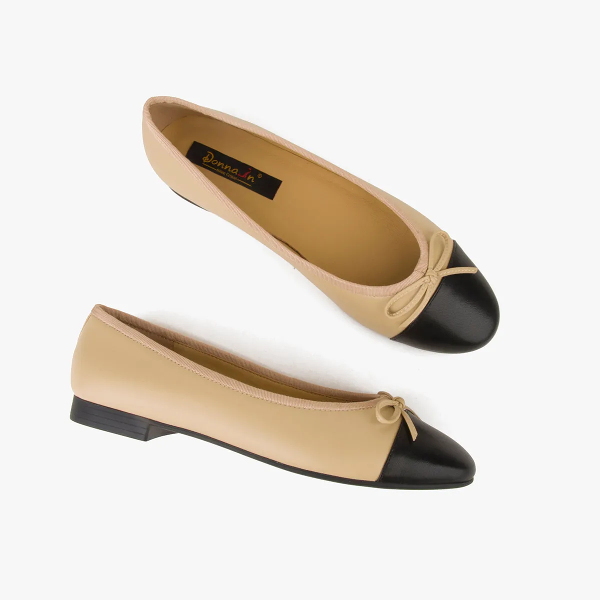 Flat Ballet Real Leather Women Shoes Flat Sole Bike Shoes