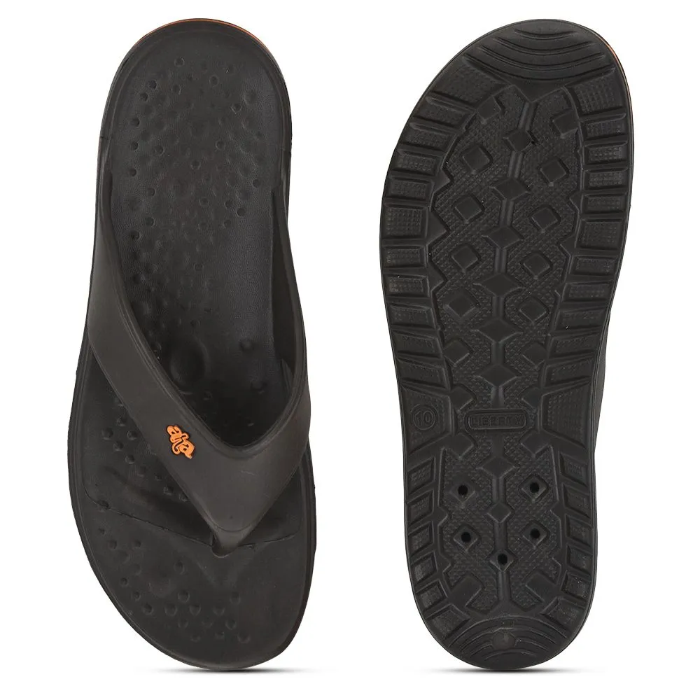 A-HA Casual Brown Flip Flop For Men BEACHTIME By Liberty Slippers For Toddlers