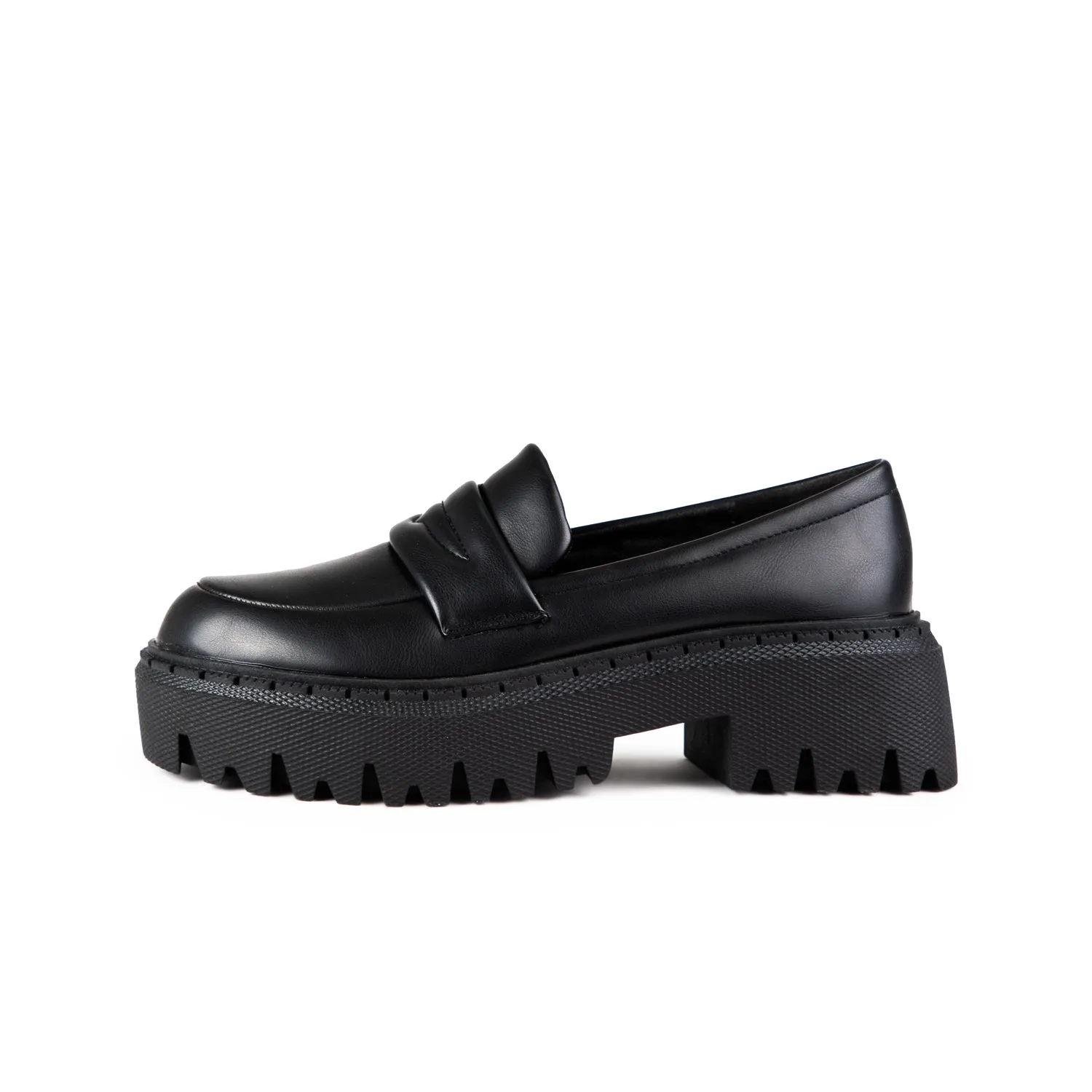 RAID Jeanette Chunky Shoes in Black Gucci Loafers