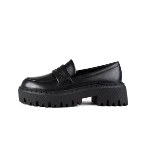 RAID Jeanette Chunky Shoes in Black History Of Penny Loafers