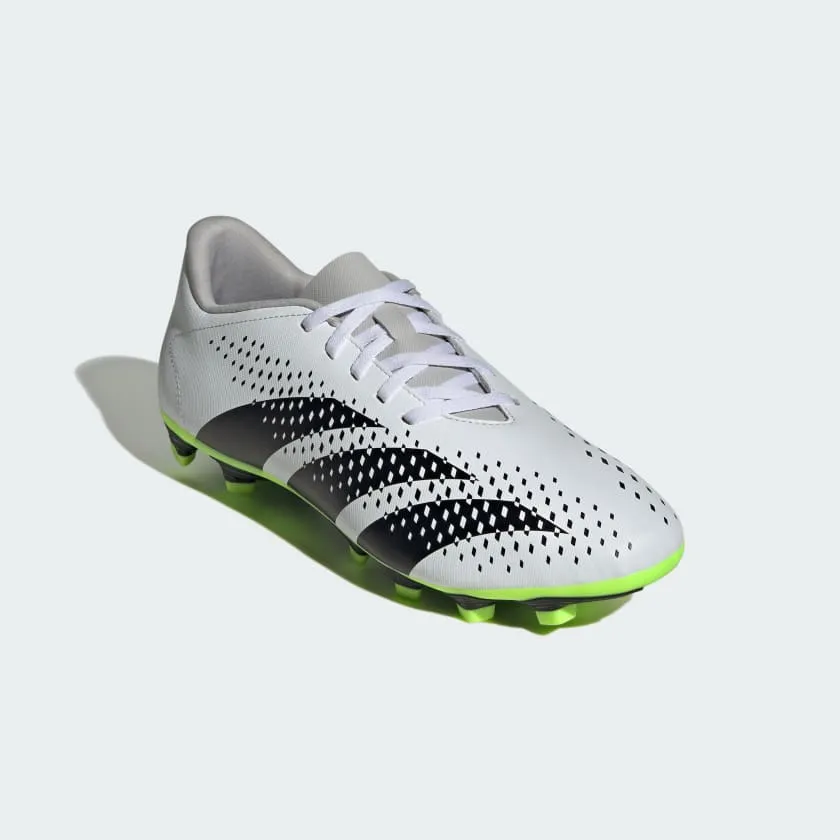 PREDATOR ACCURACY.4 FLEXIBLE GROUND BOOTS - Ftwr White / Core Black / Lucid Lemon Adidas Futsal Soccer Shoes