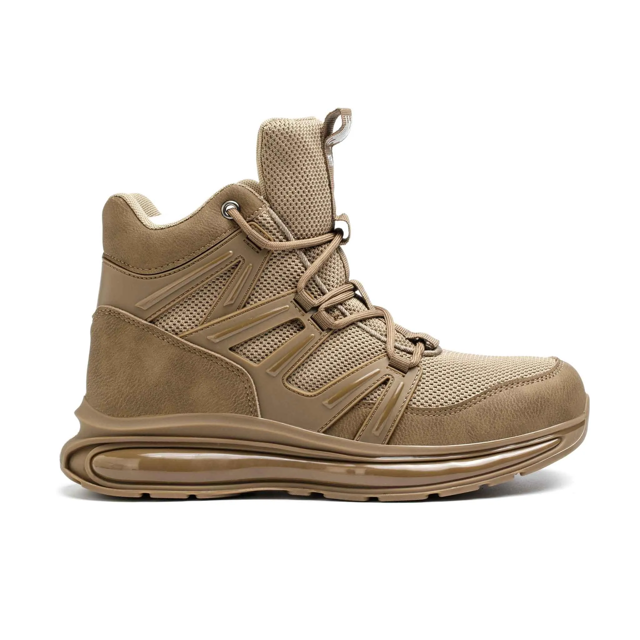 Work Boots Composite Toe Women's Steel Toe Boots - Full Air-Cushioned Sole | B266