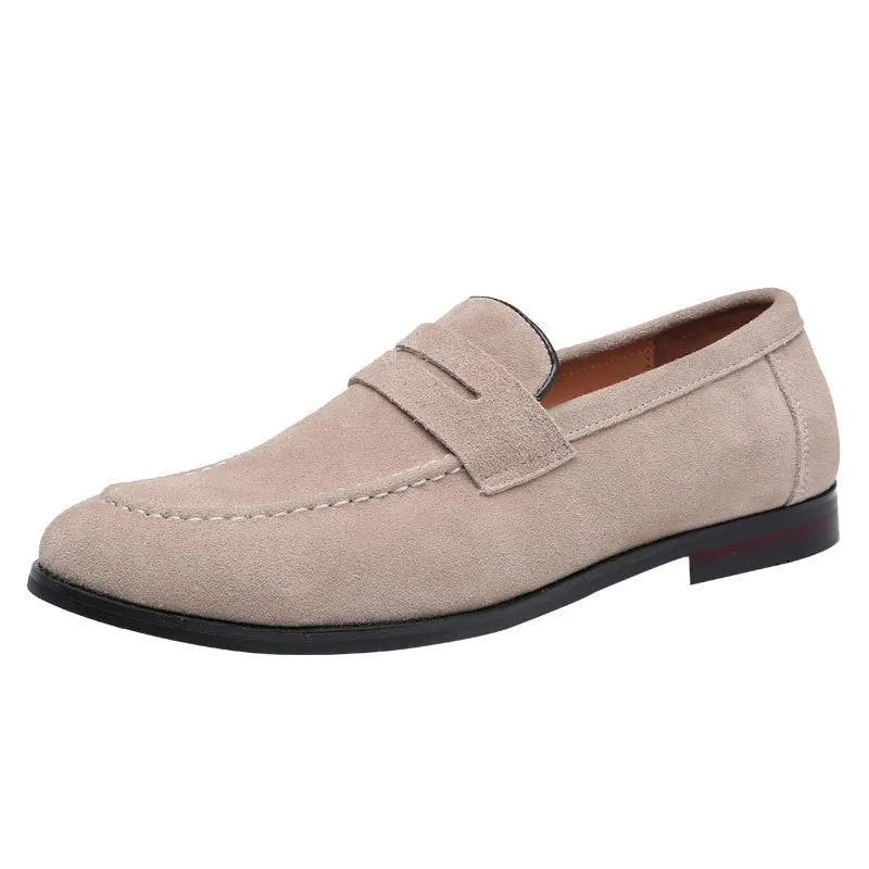 Loafers Moccasins Men's faux suede penny loafers