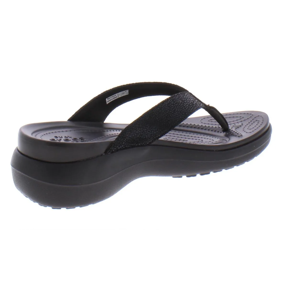 Faith Flip Flops Crocs Womens Capri Slip on Wedge Flip-Flops