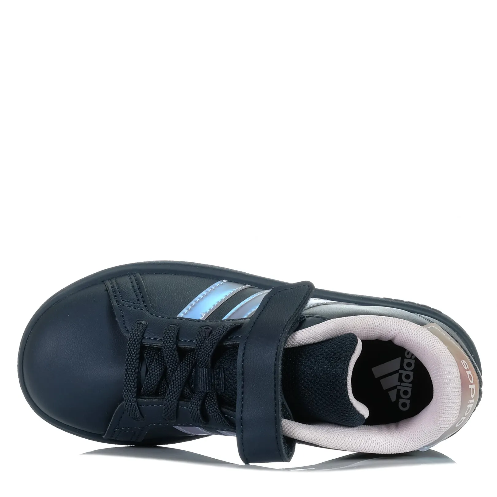 Adidas F50 Freestyle 24 Messi Indoor Soccer Shoes Adidas Grand Court 2.0 EL Youth Aurora Ink/Iridescent