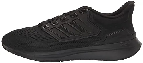 adidas Men's EQ21 Trail Running Shoe, Black/Black/Black, 9 Adidas Running Shoes Under 100 Euros Cushioned Asphalt