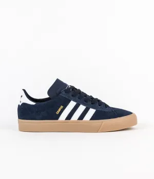 Adidas Shoes Velcro Adidas Campus Vulc II Adv Shoes - Collegiate Navy / White / Gum4