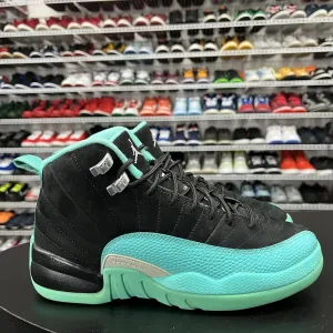 Asics Running Shoes New Releases Nike Air Jordan 12 Shoes Retro Hyper Jade Black Sneakers 510815-017 Boys Size 7.5Y