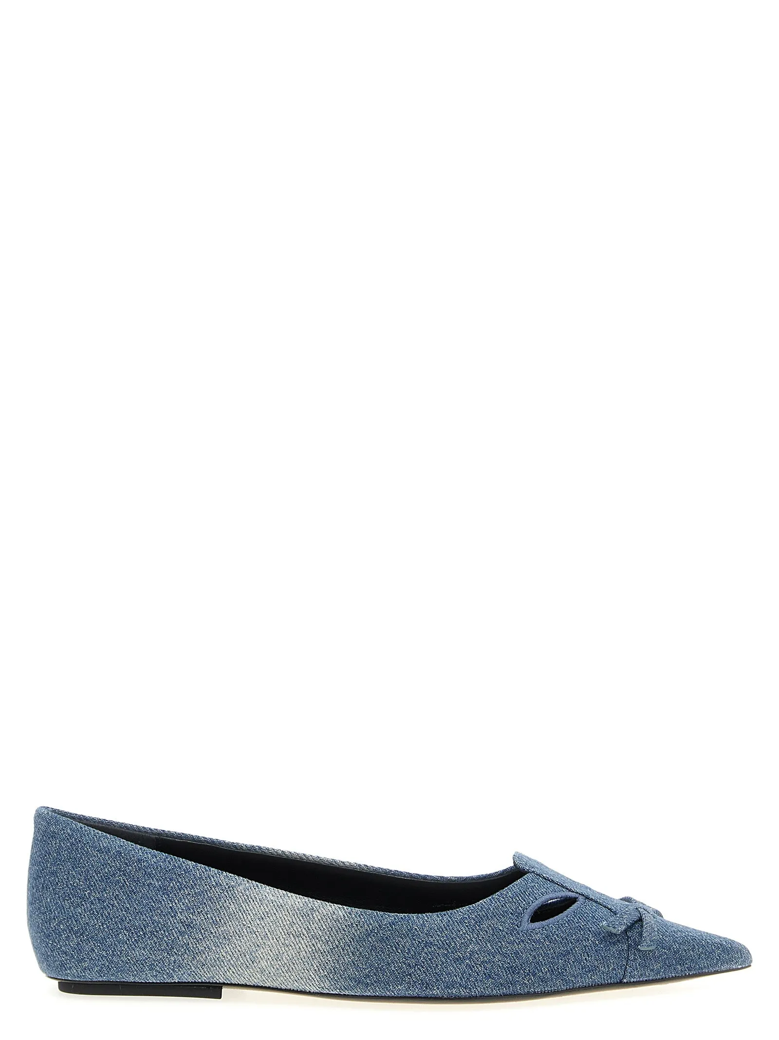 Madewell Shoes Flats The Denim Kat Flat Shoes Blu