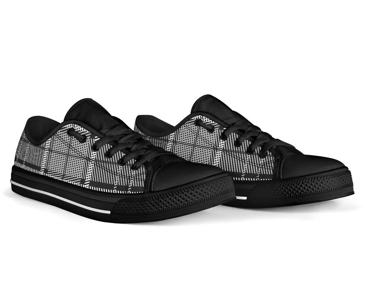 Slip On Work Sneakers Custom Sneakers-Black and White Series 129