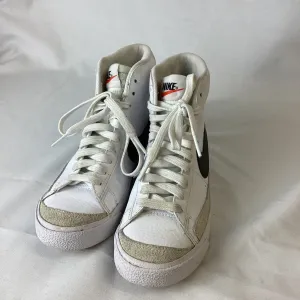 Asics Gel-nandi 360 Running Shoe Nike White High Tops With Black Swoosh Size UK 3.5 (EUR36)