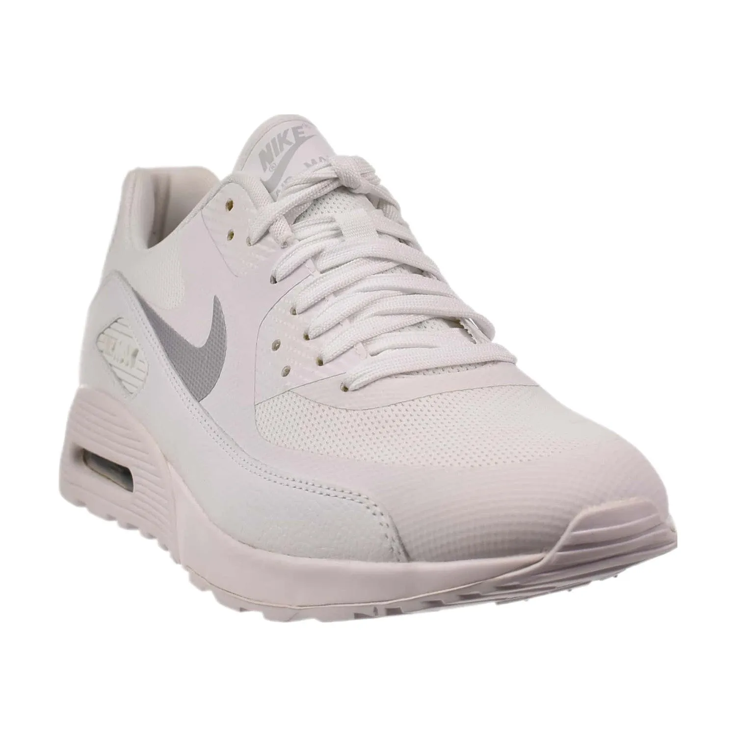Nike Air Max 90 Ultra 2.0 Women's Shoes White-Metallic Platinum Asics Chooser