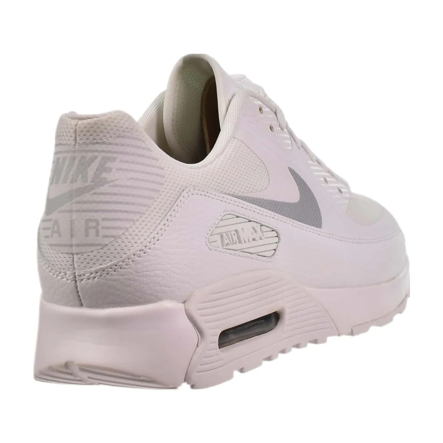 Nike Air Max 90 Ultra 2.0 Women's Shoes White-Metallic Platinum Asics 2160 Running Shoes