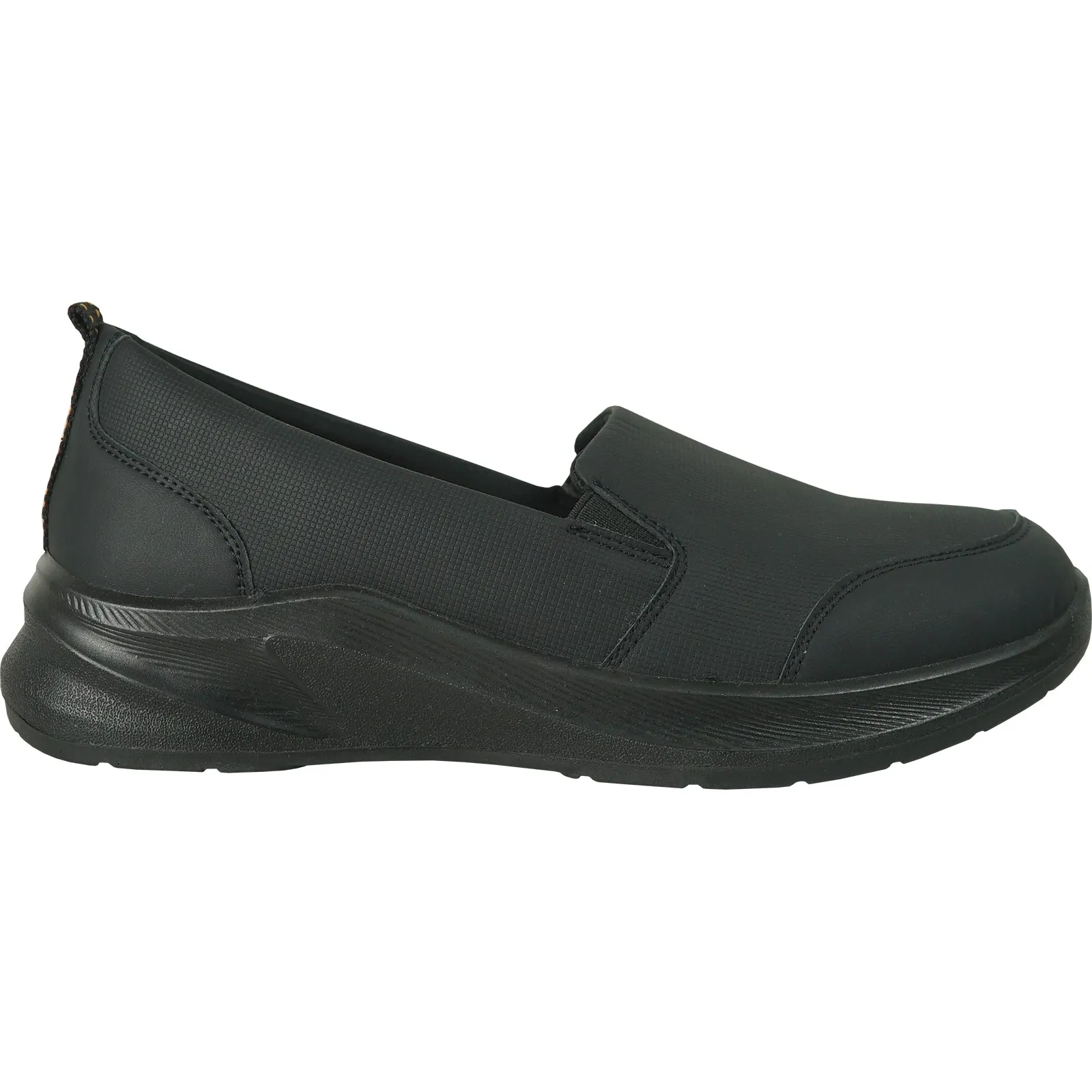 VANGELO Women Slip Resistant Shoe ARIA-2 Black  - Wide Width Available Work Boots With Sturdy Uppers