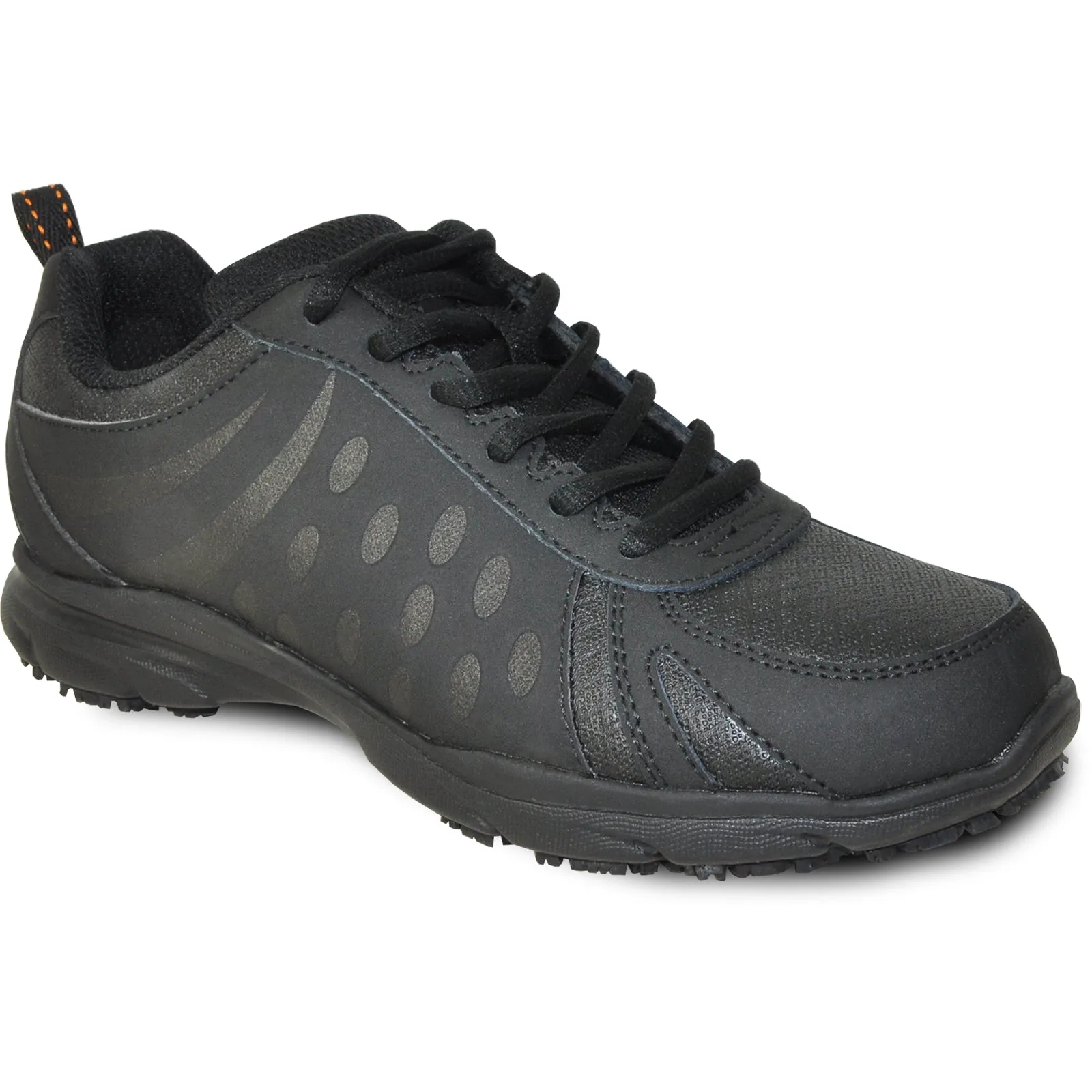 Best Diabetic Work Boots VANGELO Women Slip Resistant Shoe AVA-4 Black