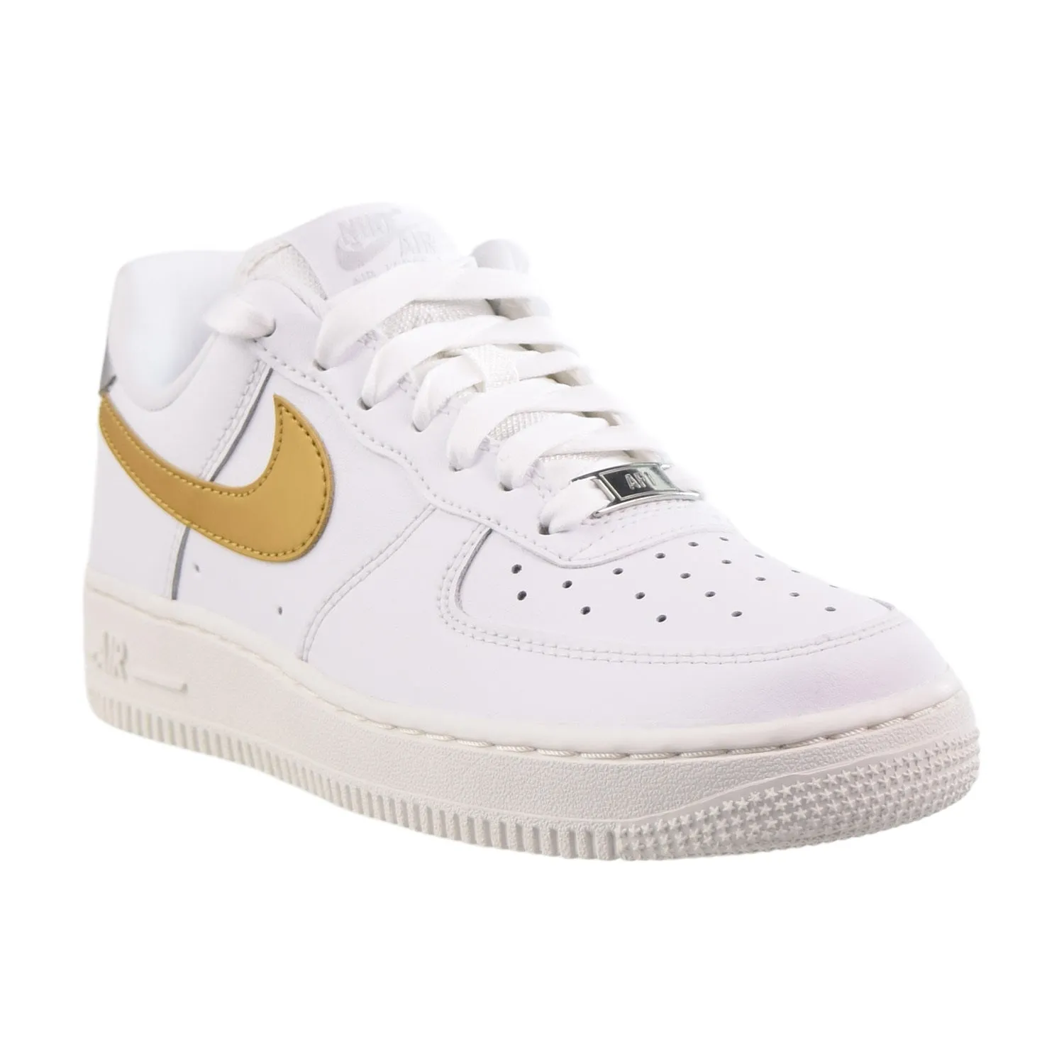 Best Asics Shoe For Walking Nike Air Force 1 Low '07 Women's Shoes White Metallic Gold