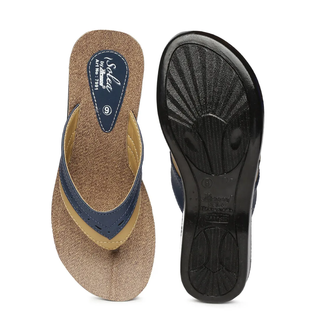 Fabulous Flip Flops Paragon PU7991L Women Stylish Lightweight Flipflops | Comfortable soles| Casual & Trendy Slippers | Indoor & Outdoor