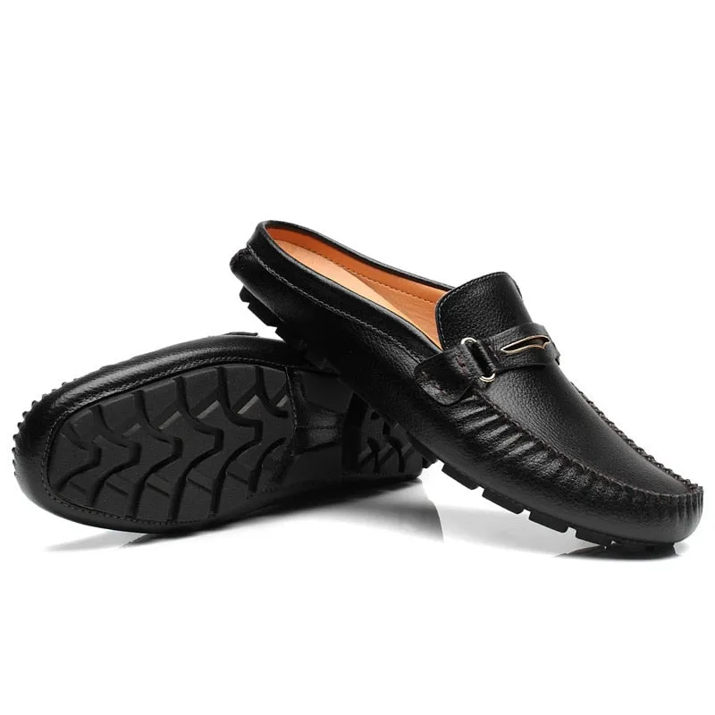 Men's Faux Leather Italian Style Backless Loafers Loafers Timberland