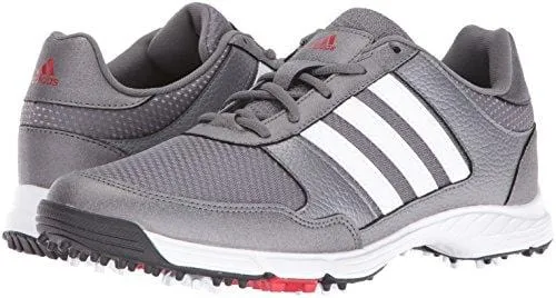 Adidas Shoes With Spikes adidas Men's Tech Response Golf Shoe, Iron Metallic/White, 10.5 M US
