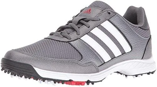 Adidas Cleat Shoes adidas Men's Tech Response Golf Shoe, Iron Metallic/White, 10.5 M US