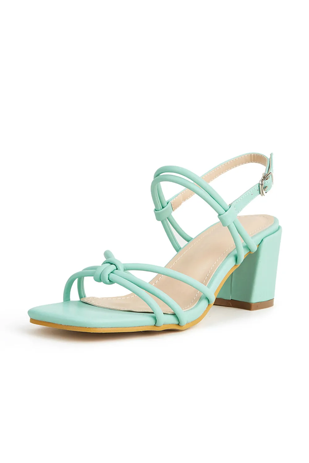 Footmates Sandals Outdoor Peep Toe Chunky Heel Shoes With Buckle