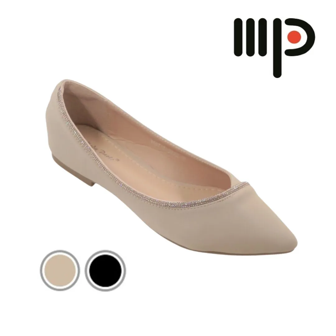 Women Pointed Toe Flat Shoes (35071T) Flat Shoes With Shoelaces