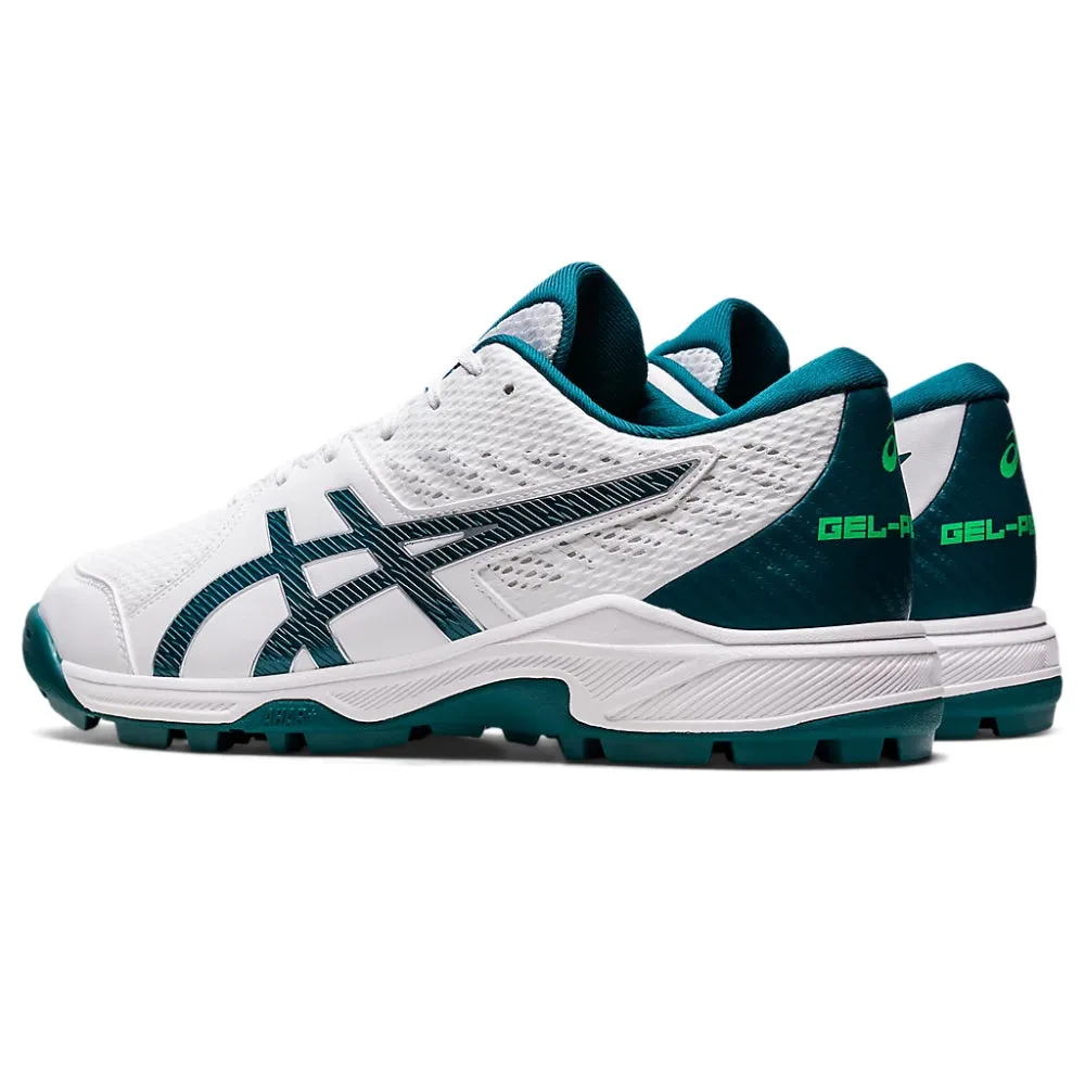 Asics Shoes Gel Venture 8 ASICS Men's Gel-Peake 2 Cricket Shoe (White/Velvet Pine)