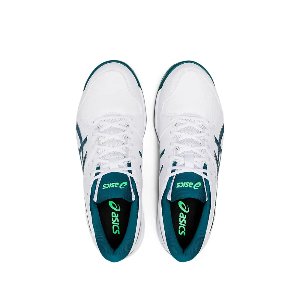 ASICS Men's Gel-Peake 2 Cricket Shoe (White/Velvet Pine) Asics Gel 9 Tennis Shoes