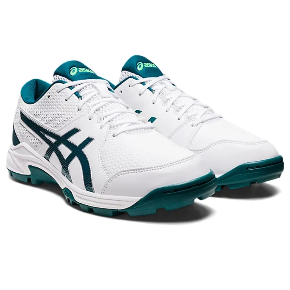 ASICS Men's Gel-Peake 2 Cricket Shoe (White/Velvet Pine) Nike Asics Shoes