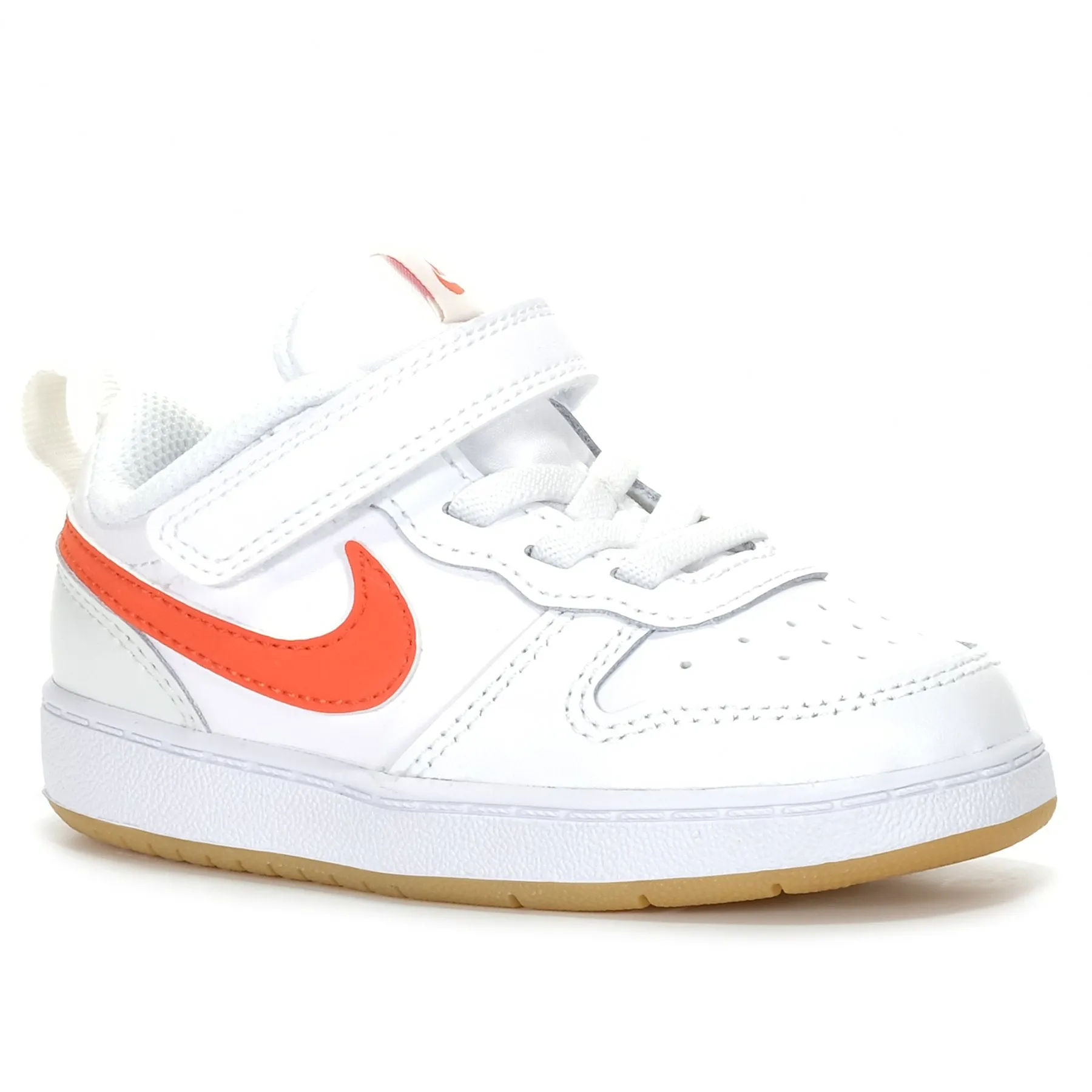 Asics Marathon Shoes 2020 NIKE INFANT Court Borough Low 2 (TDV) White/Orange