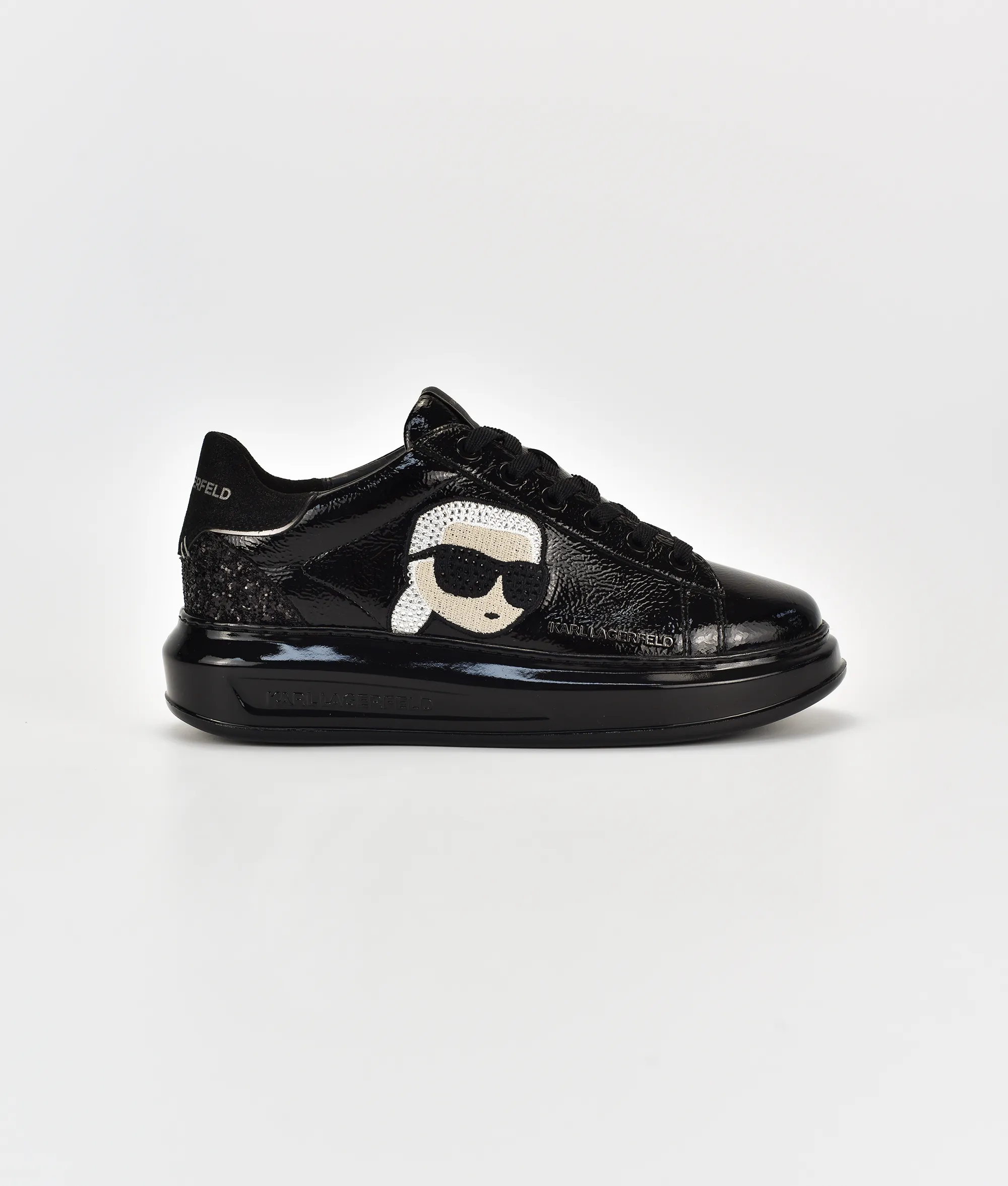 KAPRI KC Glimmer Lo Lace Beetlejuice Sneakers