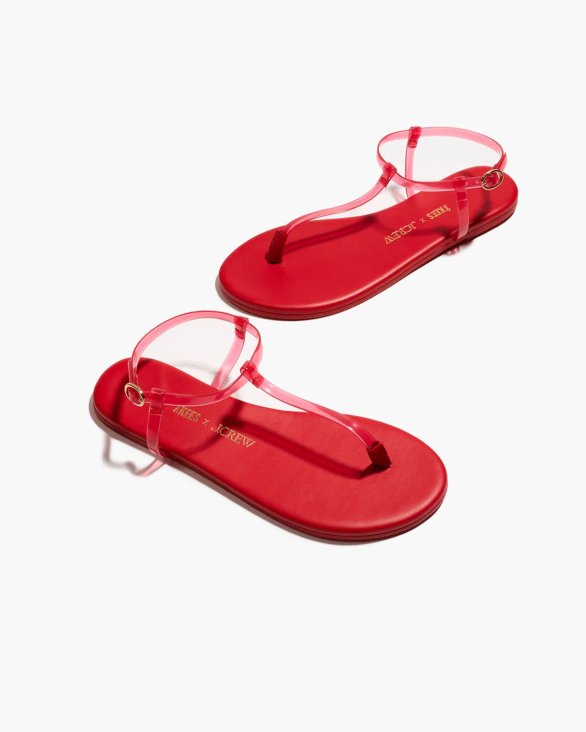 TKEES X J.Crew - Vintage Red Classic Flip Flops