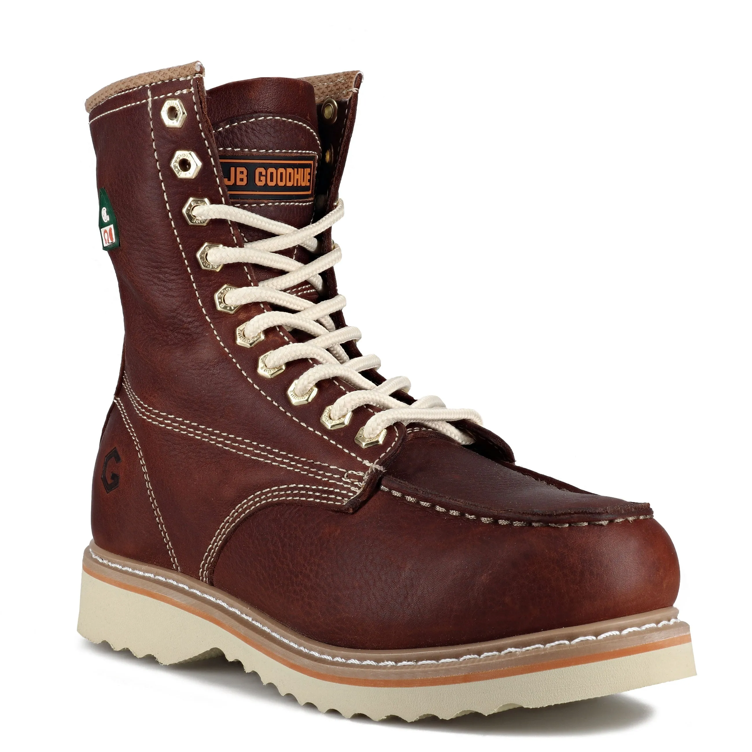 JB Goodhue Farmer2 8" CSA - 744 Best Work Boots With Side Zipper