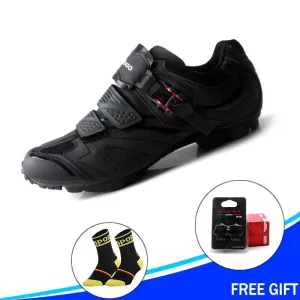 TIEBAO Cycling Shoes black Men Bicycle Mountain Bike Shoes Non-slip Self-locking Superstar mtb Shoes Sapatos ciclismo sneakers Sneakers For Running In Snow