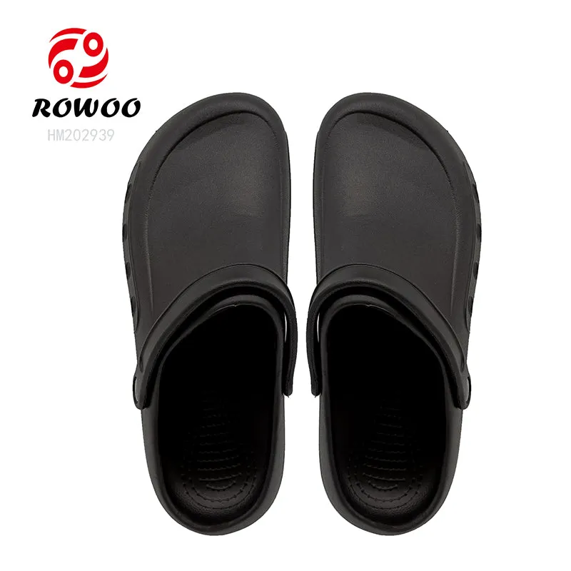 Wholesale Men Slides Breathable Garden Clogs Shoes Kitchen Hotel Sandals Cushionaire Lane Cork Footbed Sandals