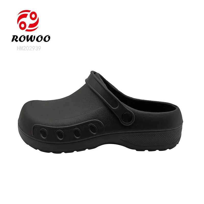 Wholesale Men Slides Breathable Garden Clogs Shoes Kitchen Hotel Sandals Sandals Emerald Resort