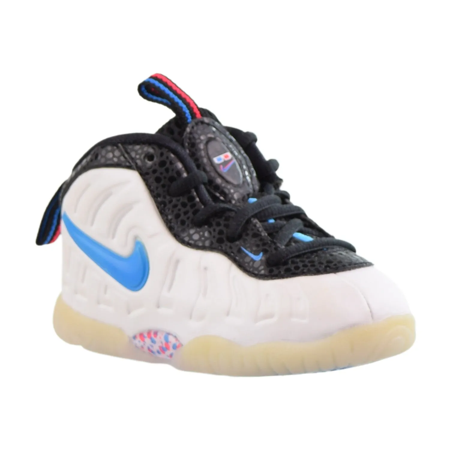 Asics Shoes Novak Djokovic Nike Little Posite Pro '3D Safari' (TD) Toddler Shoes White-Blue Hero-Red Orbit