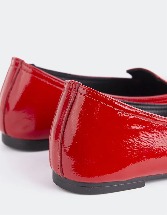 Loafers Copy Winkle Red Patent