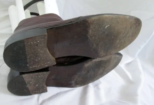 Mens JOHN VARVATOS DESERT BOOT Leather Chukka ANKLE Derby 11 Brown Loafer Huarache Loafers