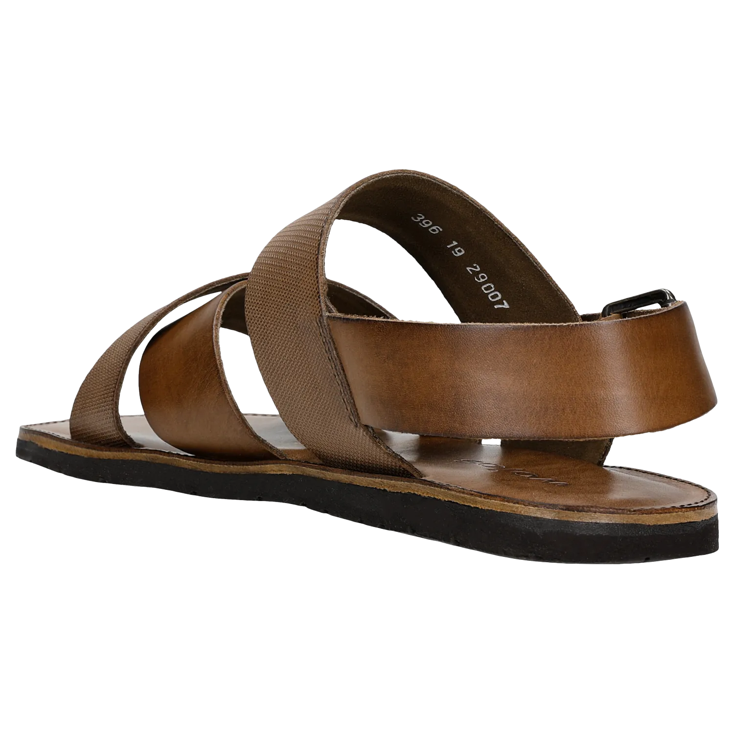 Wojas Brown Leather Sandals | 2900752 Stitching Sandals