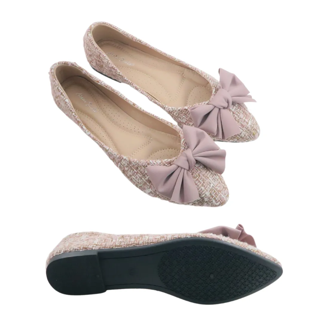 Women Flat Shoes Cover Toe (35172T) Best Running Shoes For With Flat Feet