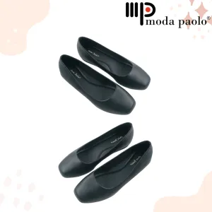 Best Work Shoe For Flat Feet Women Flat Shoes Cover Toe (N118)