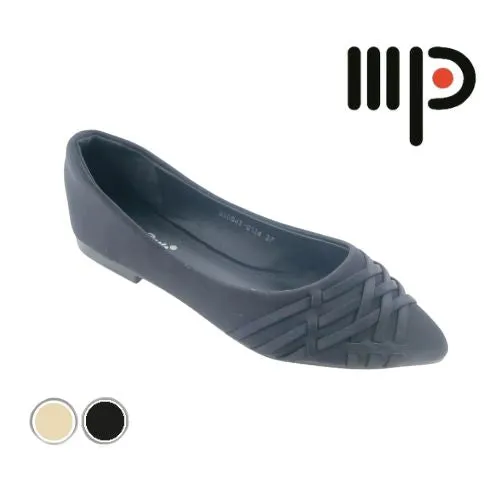 Women Flat Shoes Pointed Toe (35094T) Lace Flat Wedding Shoes