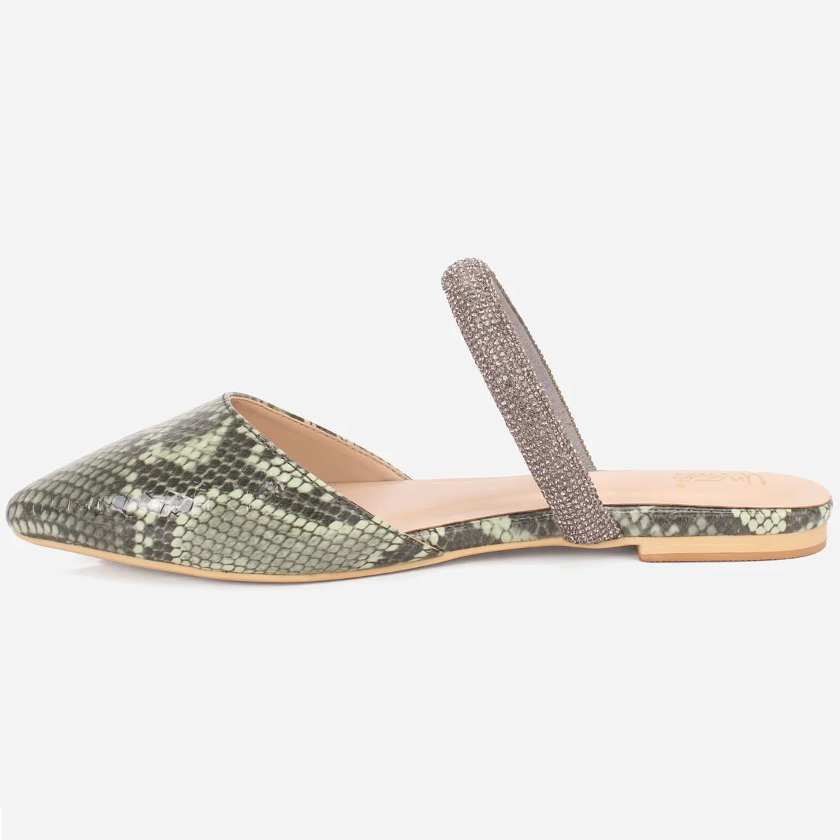 Women "SURI" Summer Decorated Flat Shoes Flat Heel Shoes