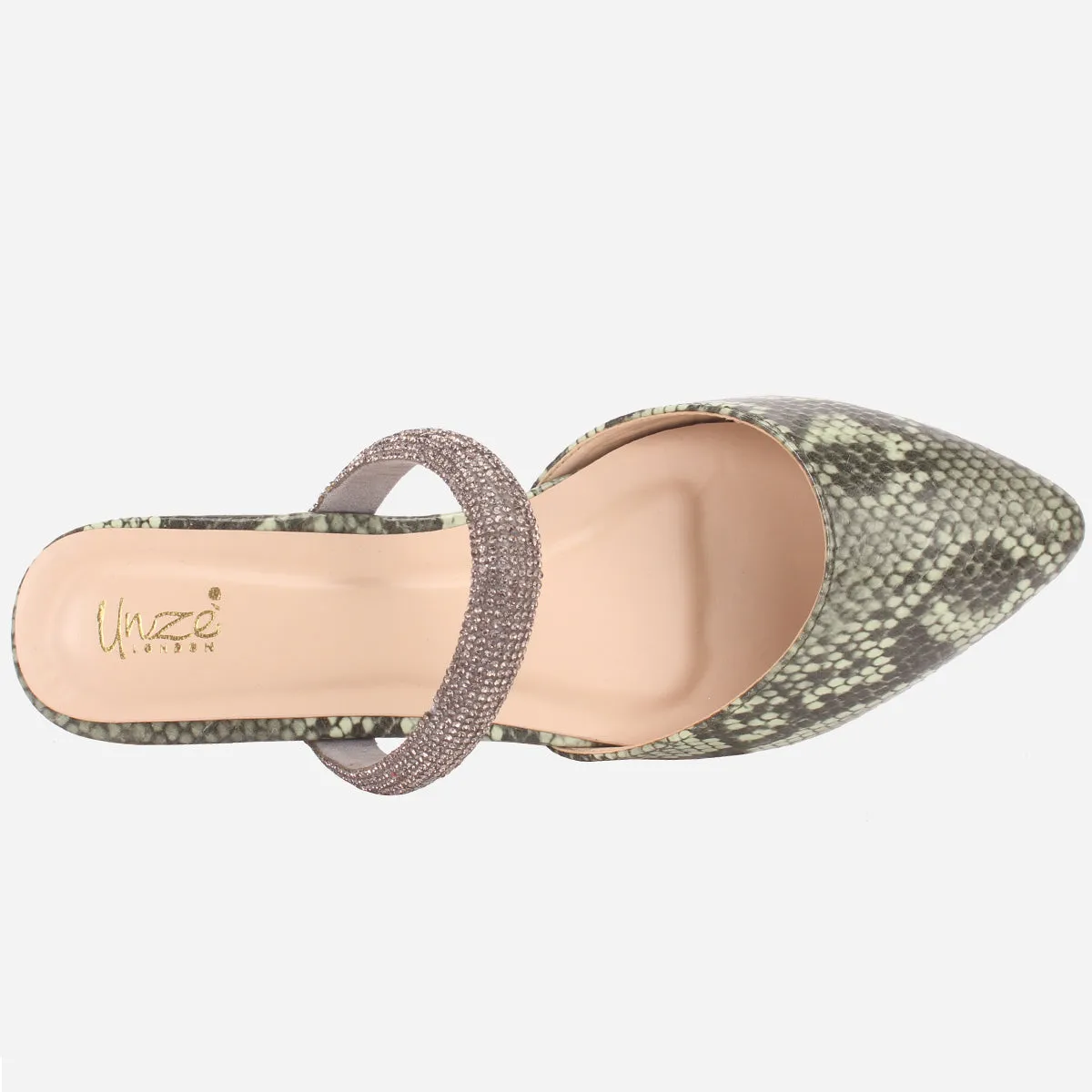 Women "SURI" Summer Decorated Flat Shoes Wide Width Flat Shoes