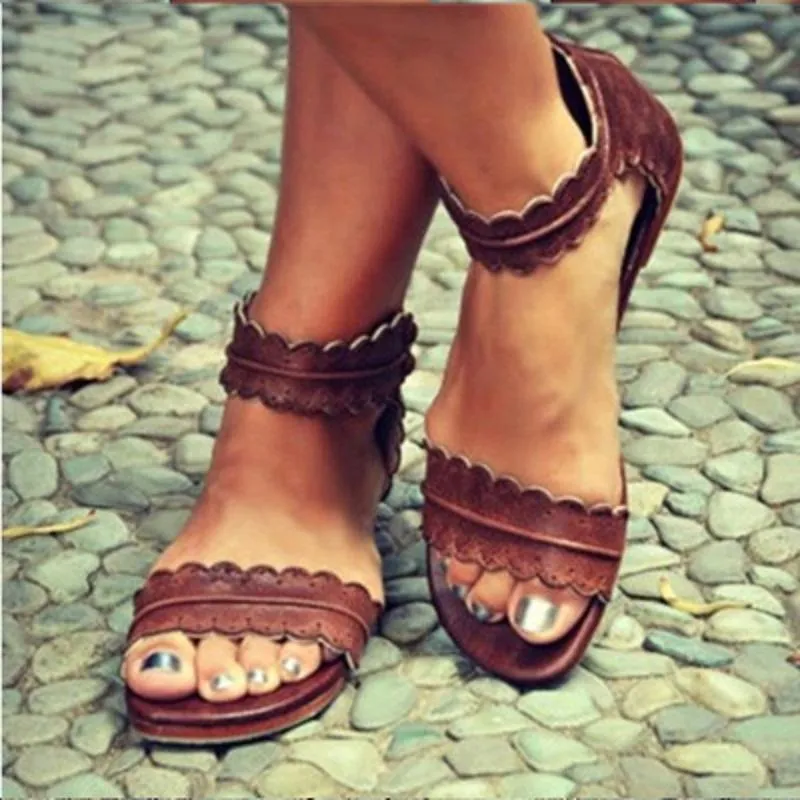 Women Sandals Fashion Flat Roman Shoes Seychelles Shoes