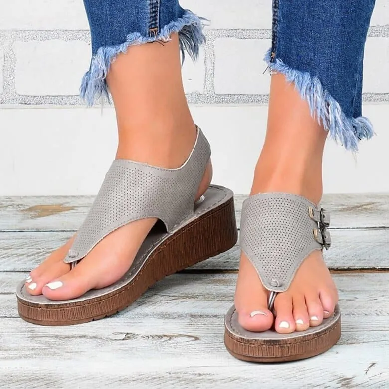 Women Sandals Wedge Heels Sandals Summer Shoes Wrap Sandals